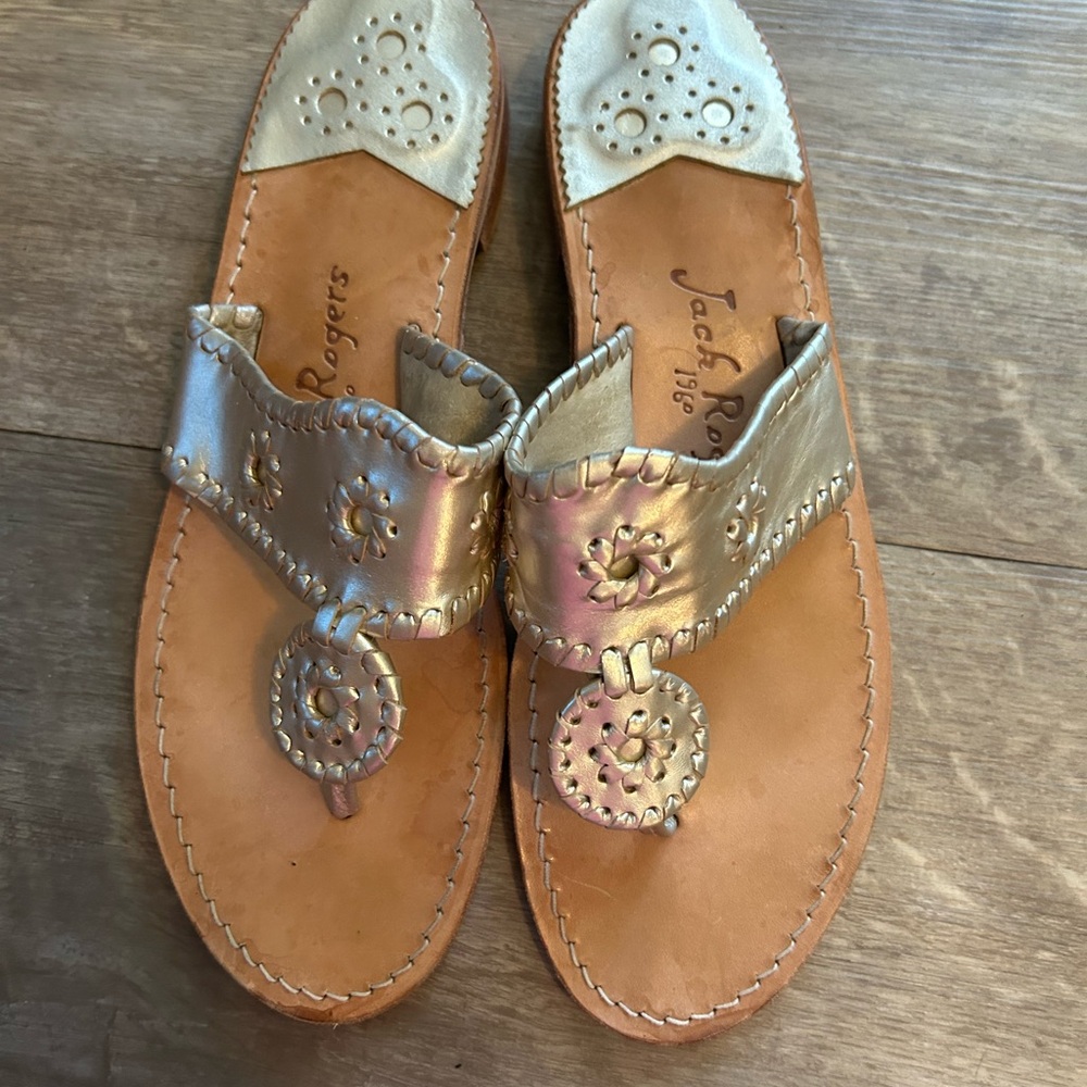 Jack Rogers Gold Thing Sandal